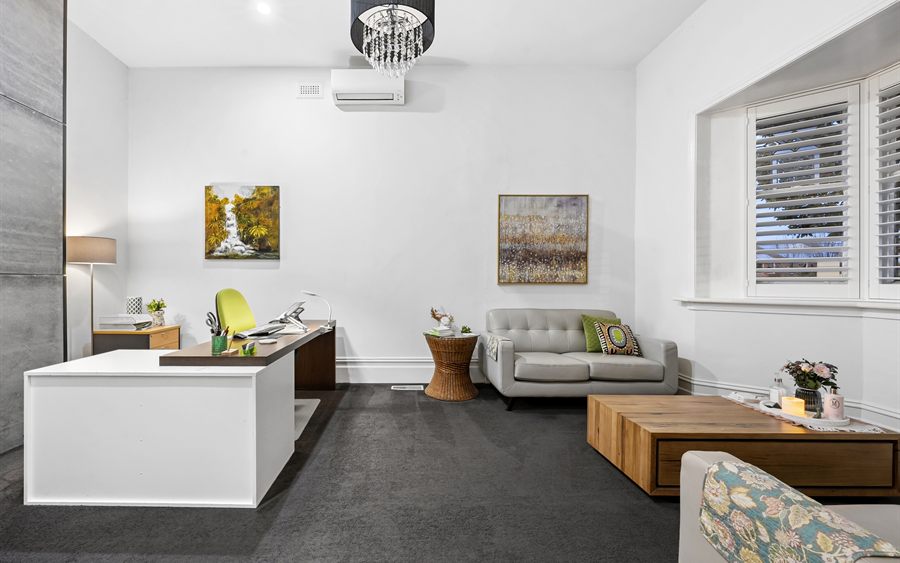 Accessible support planning room with warm natural light